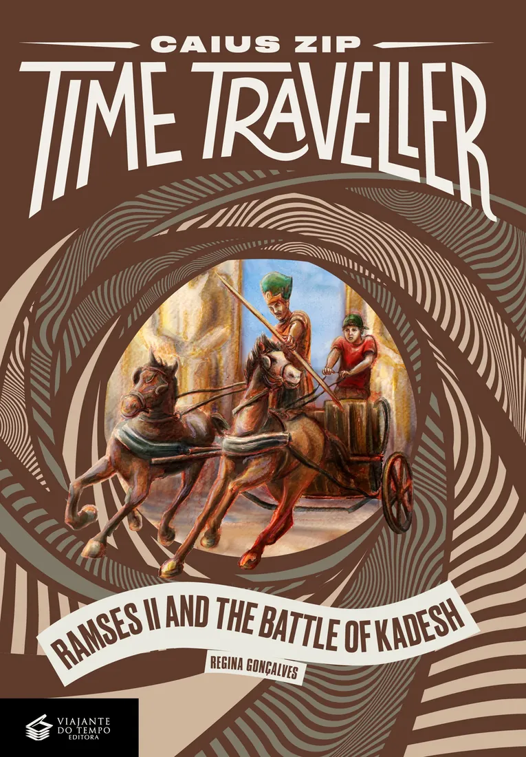 Ramses II and the Battle of Kadesh. Cover by Vanessa Rosa and Rafael Nobre.