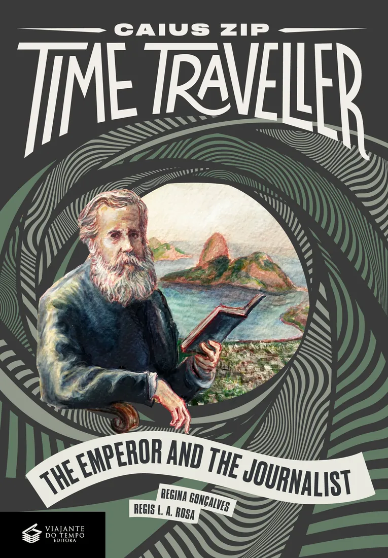 The Emperor and the Journalist. Cover by Vanessa Rosa and Rafael Nobre.