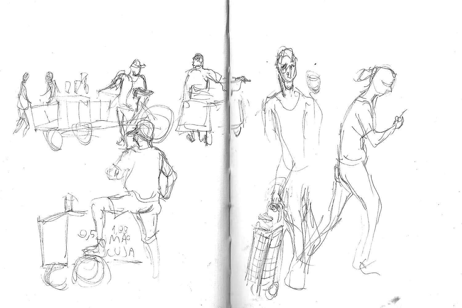 Street sketchbook, 2011