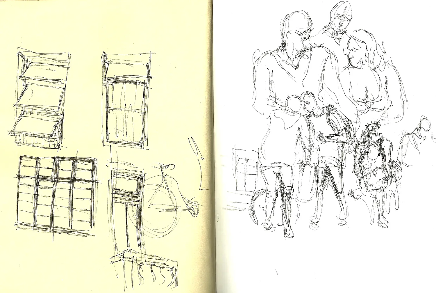Street sketchbook, 2011