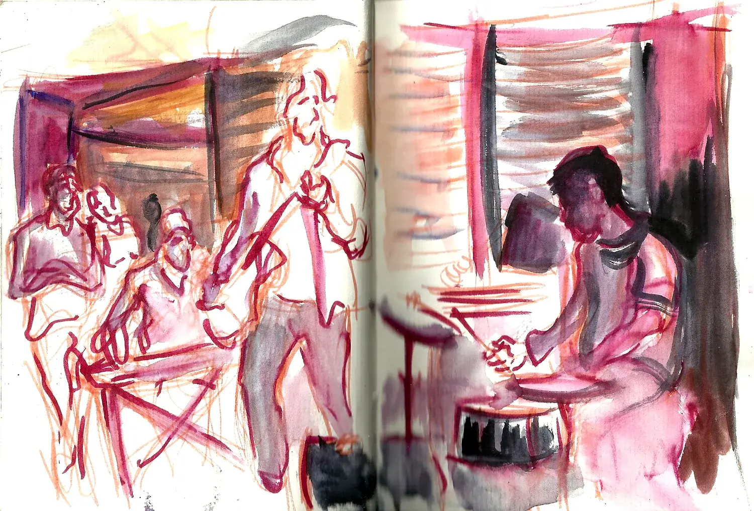 Street sketchbook, 2011