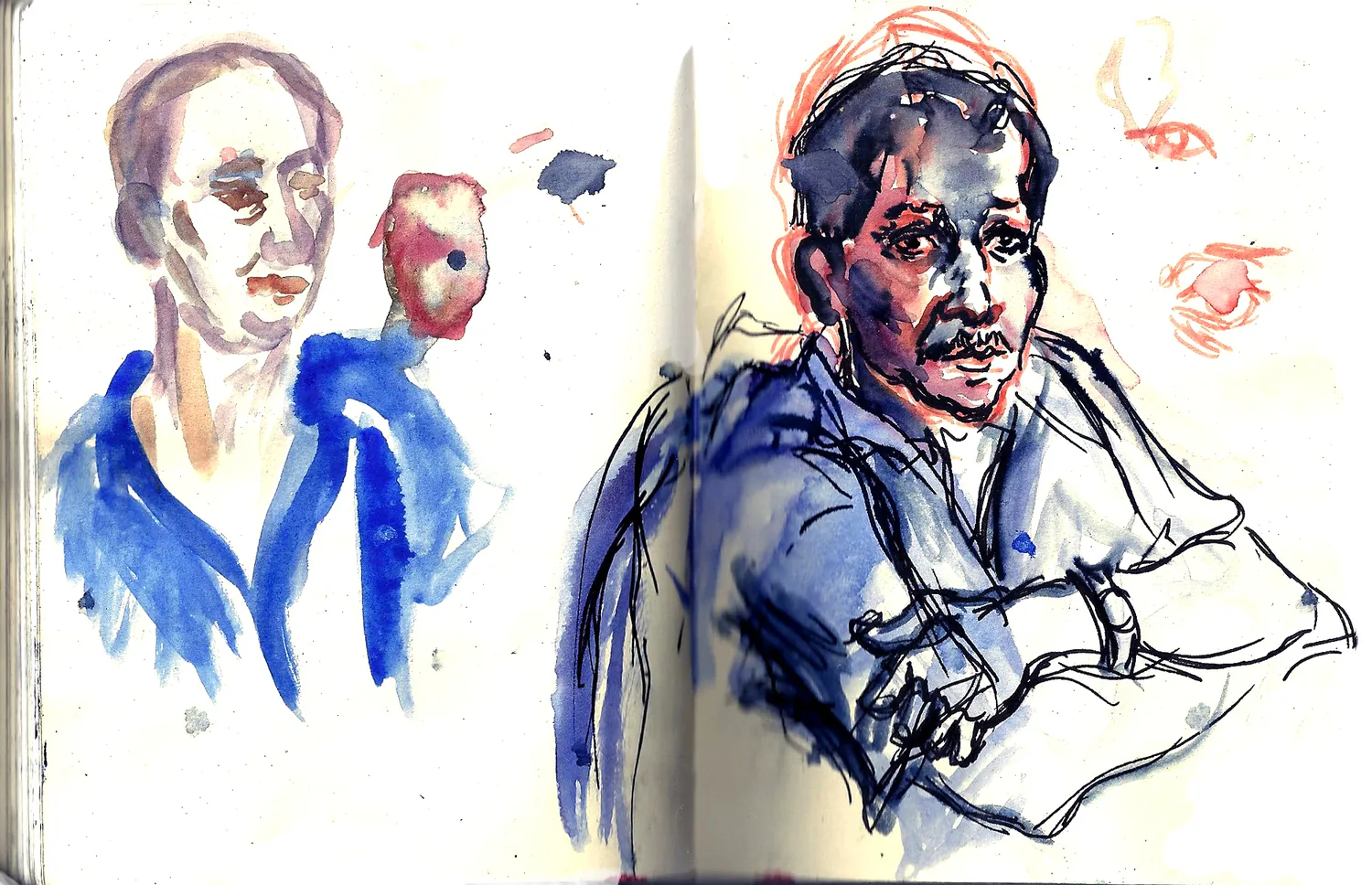 Watercolour sketchbook, 2013