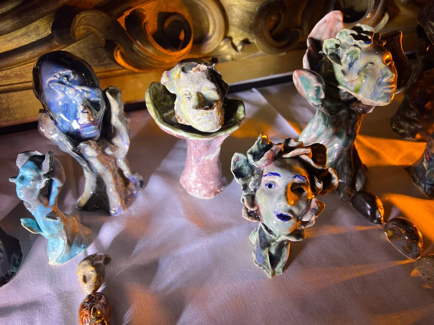 Glaze and gilt