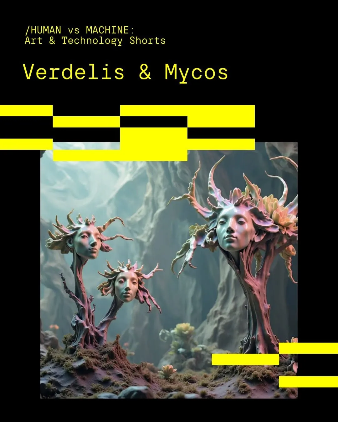 Verdelis & Mycos in the Human vs Machine programme, Shapeshift Festival, Sofia.