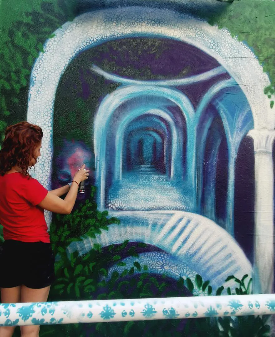 Painting. Photo by Marina Aguiar
