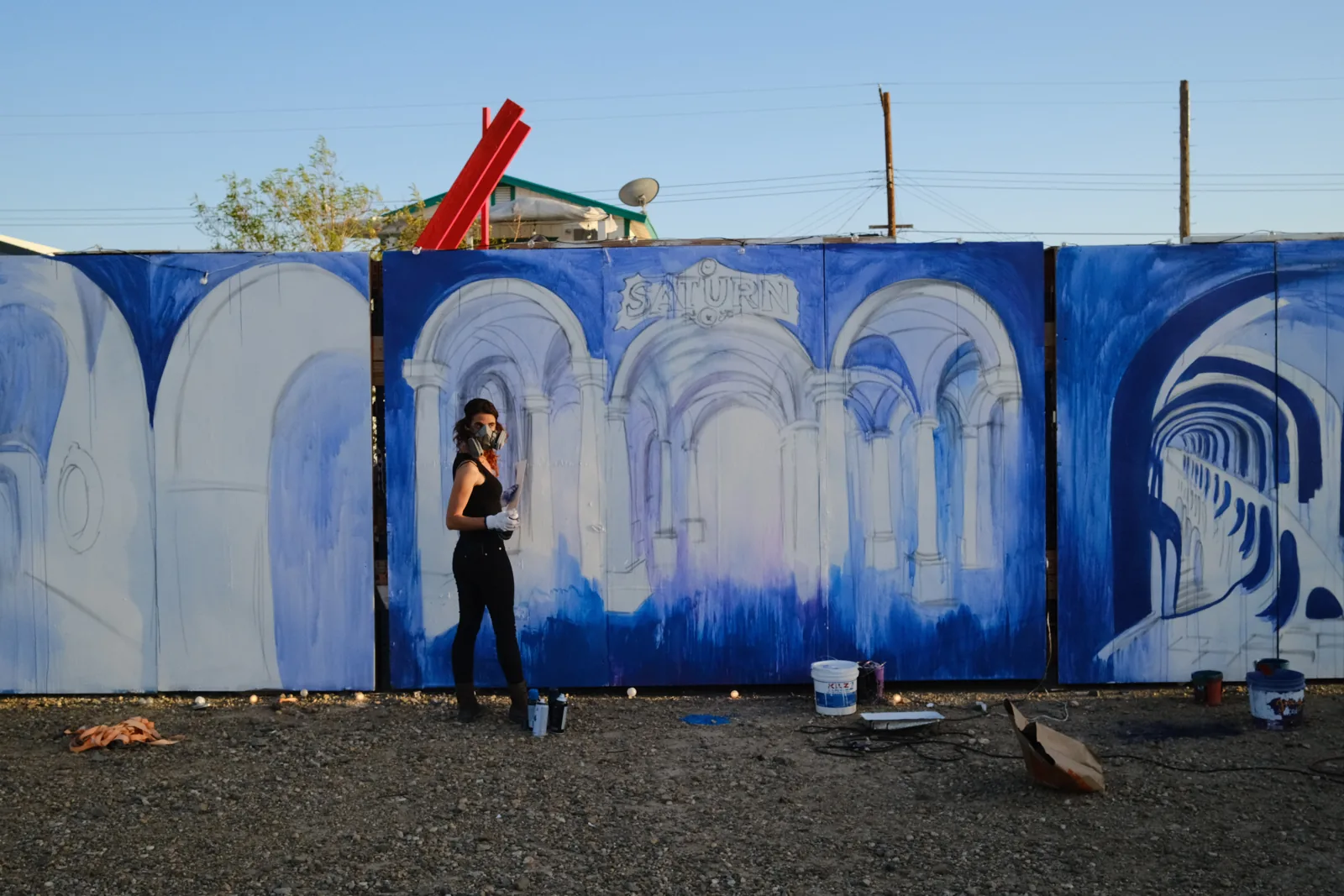 The arches, finished