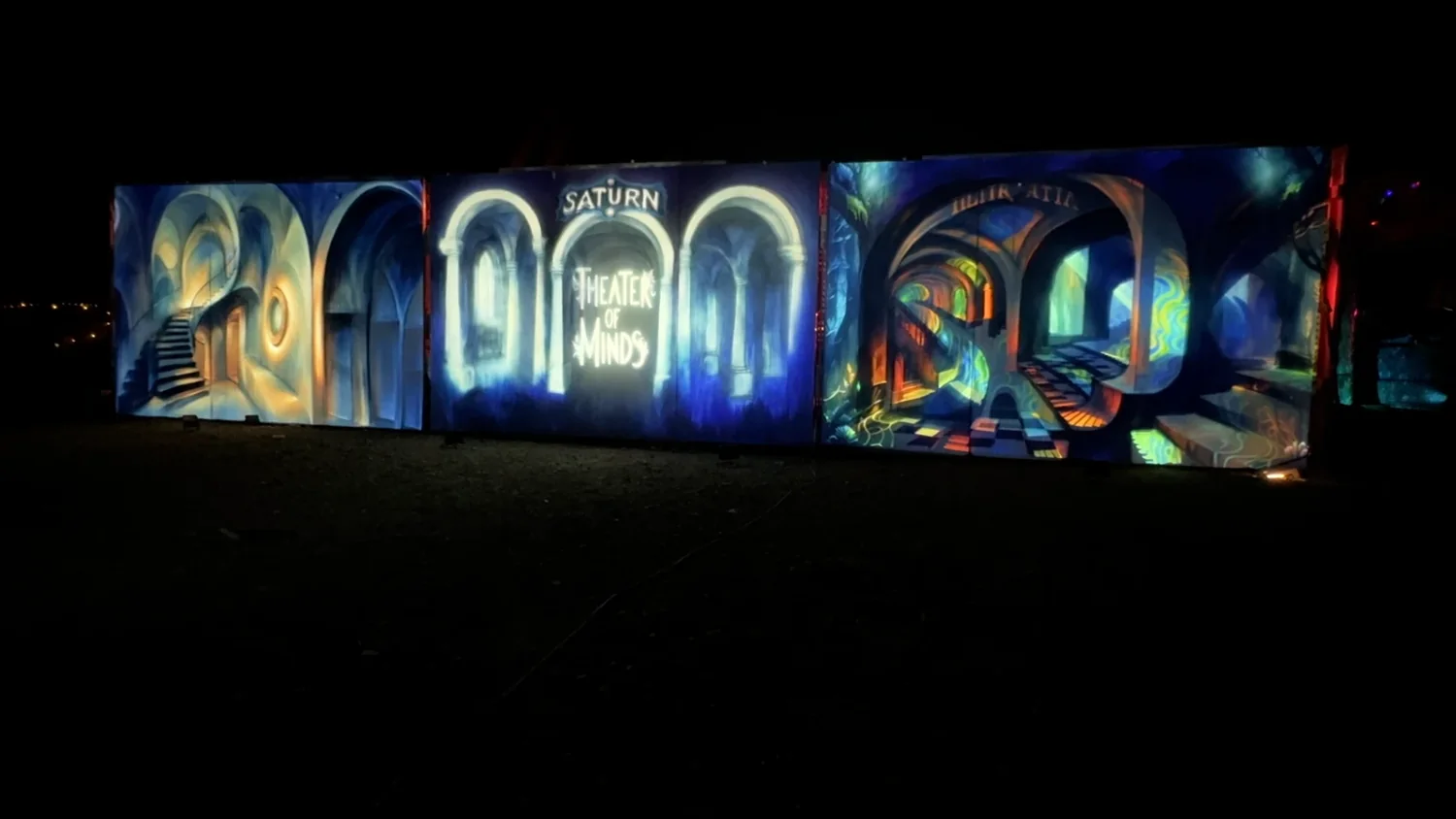 2026. Saturn’s Theater of Minds: painting and projections.