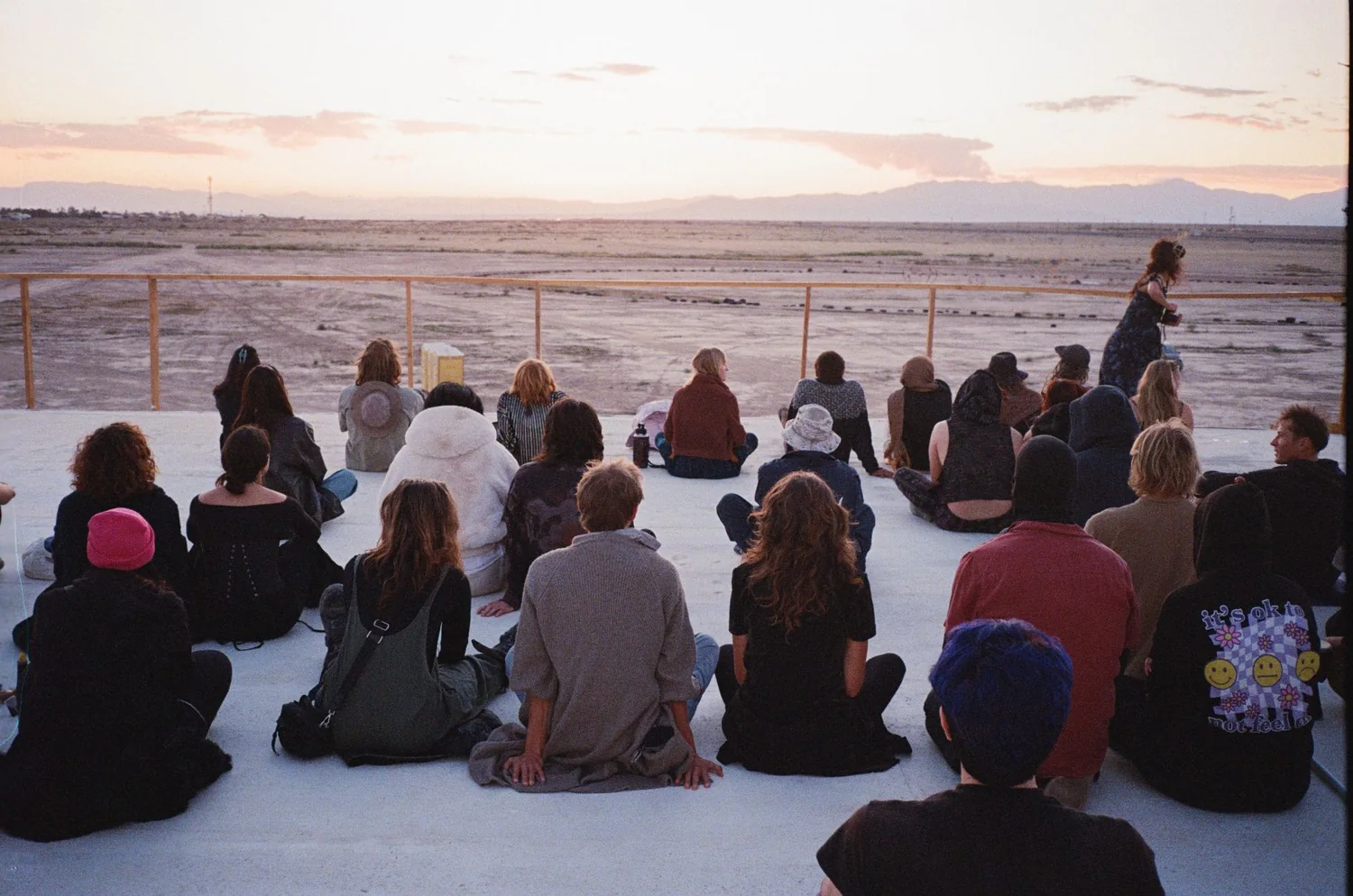 2026. Martians watch the sunset in silence. Photograph by Xiaocheng.