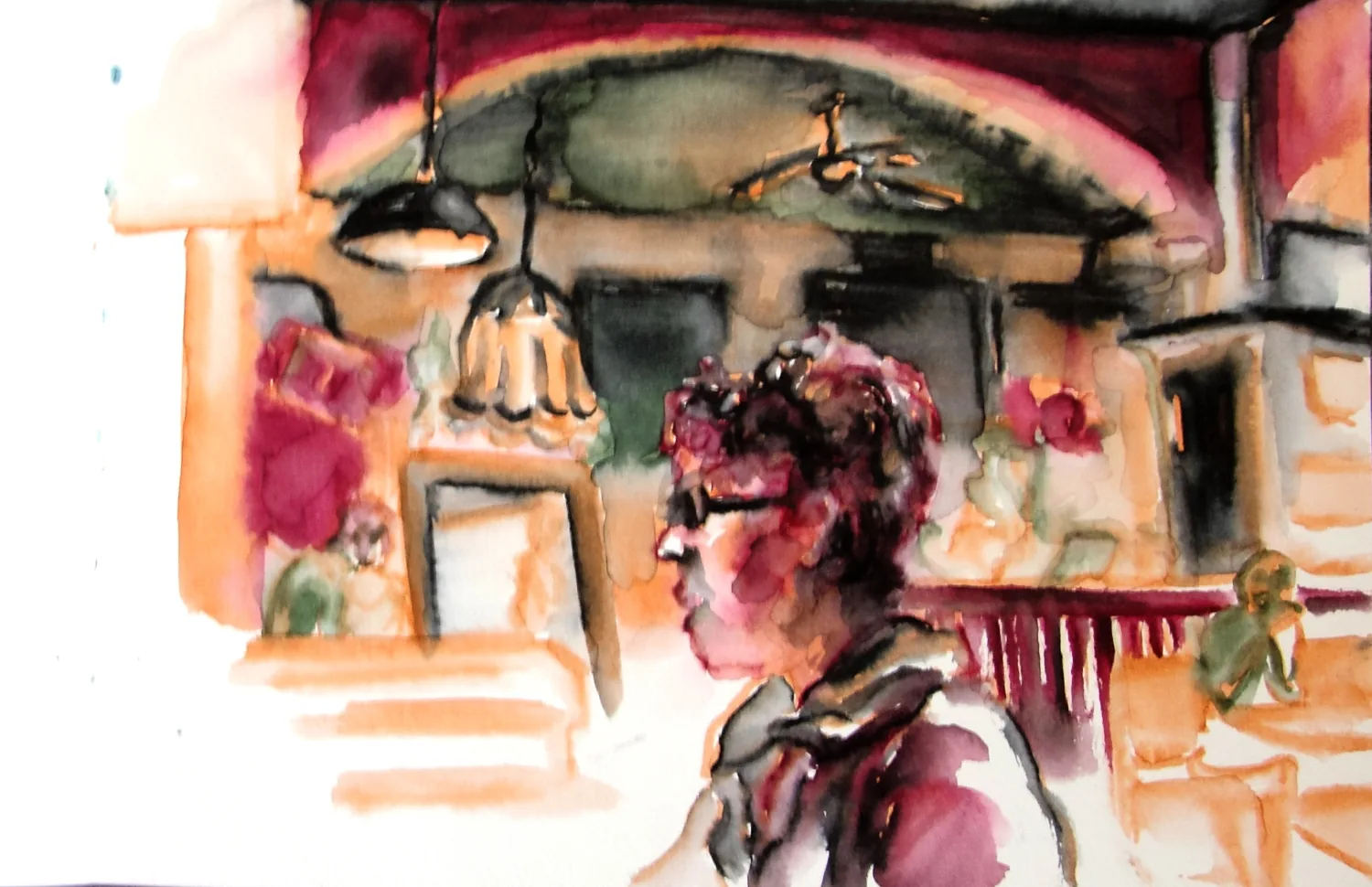 A drawing by Vanessa Rosa.