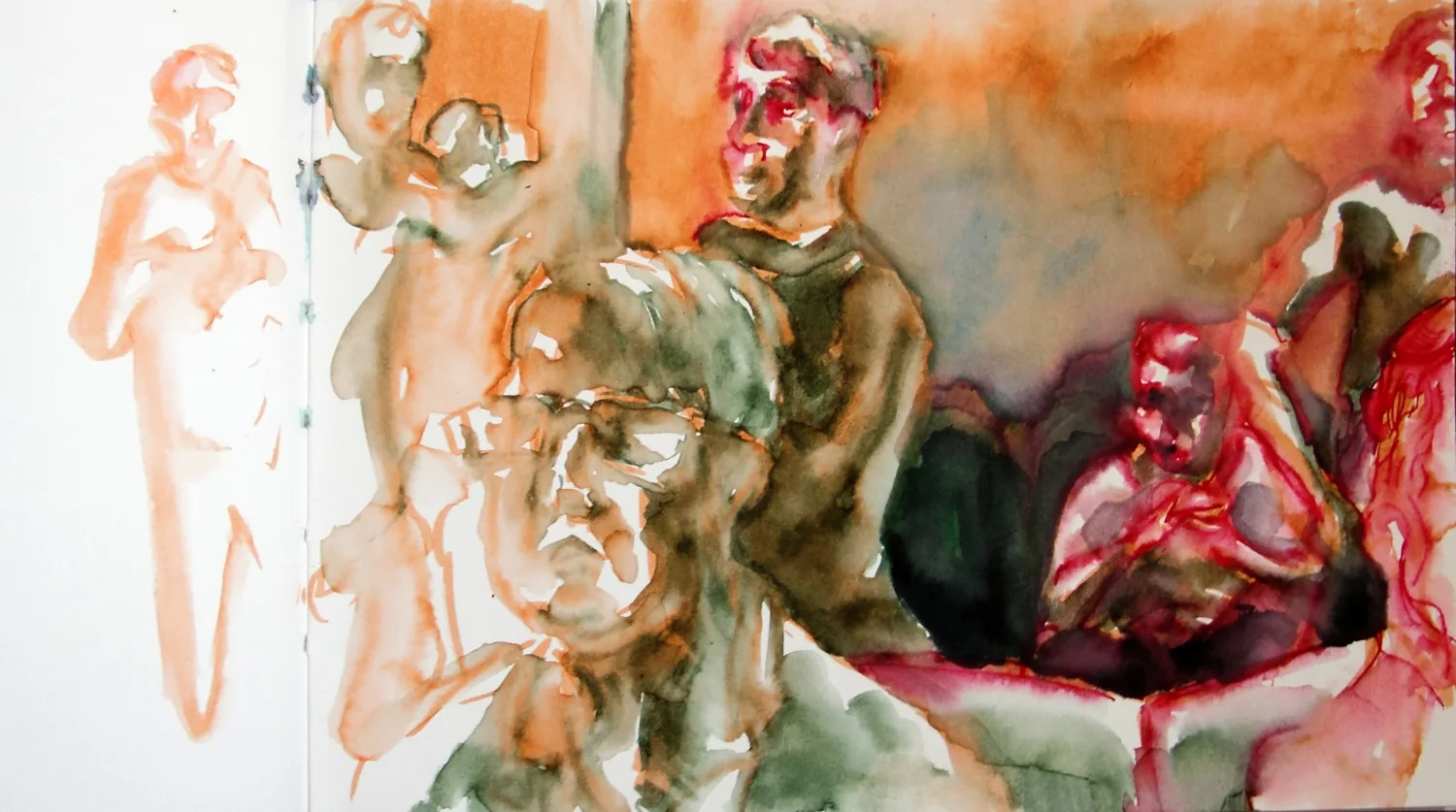 A drawing by Vanessa Rosa.