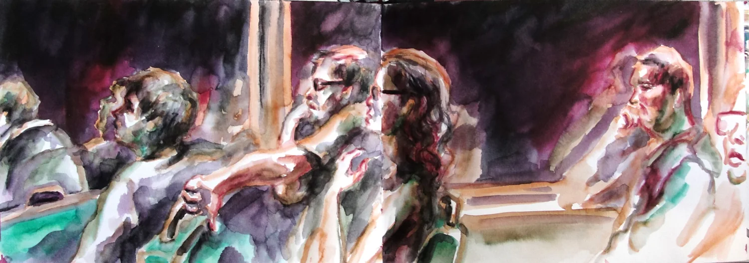 A drawing by Vanessa Rosa.