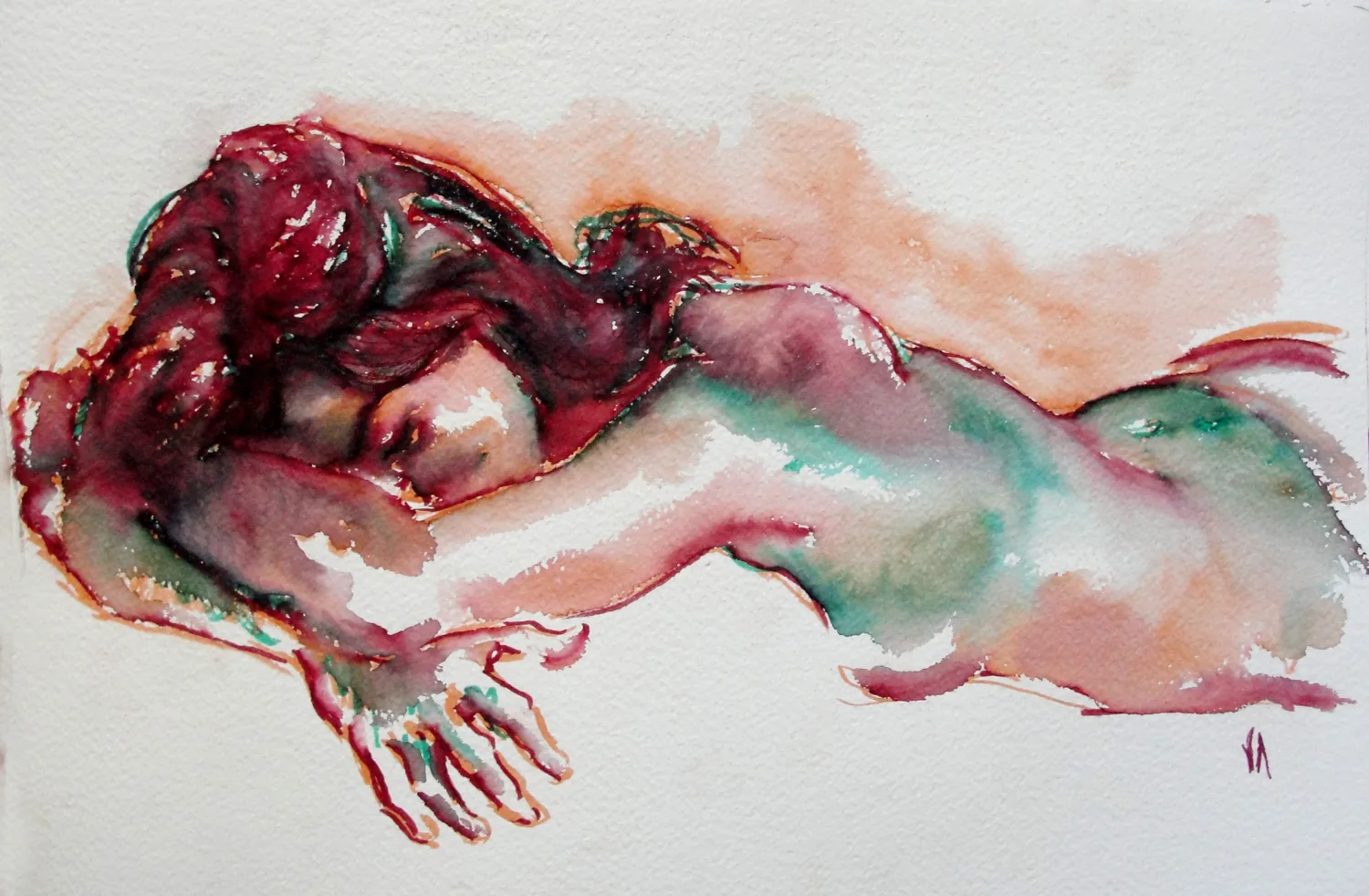 A drawing by Vanessa Rosa.