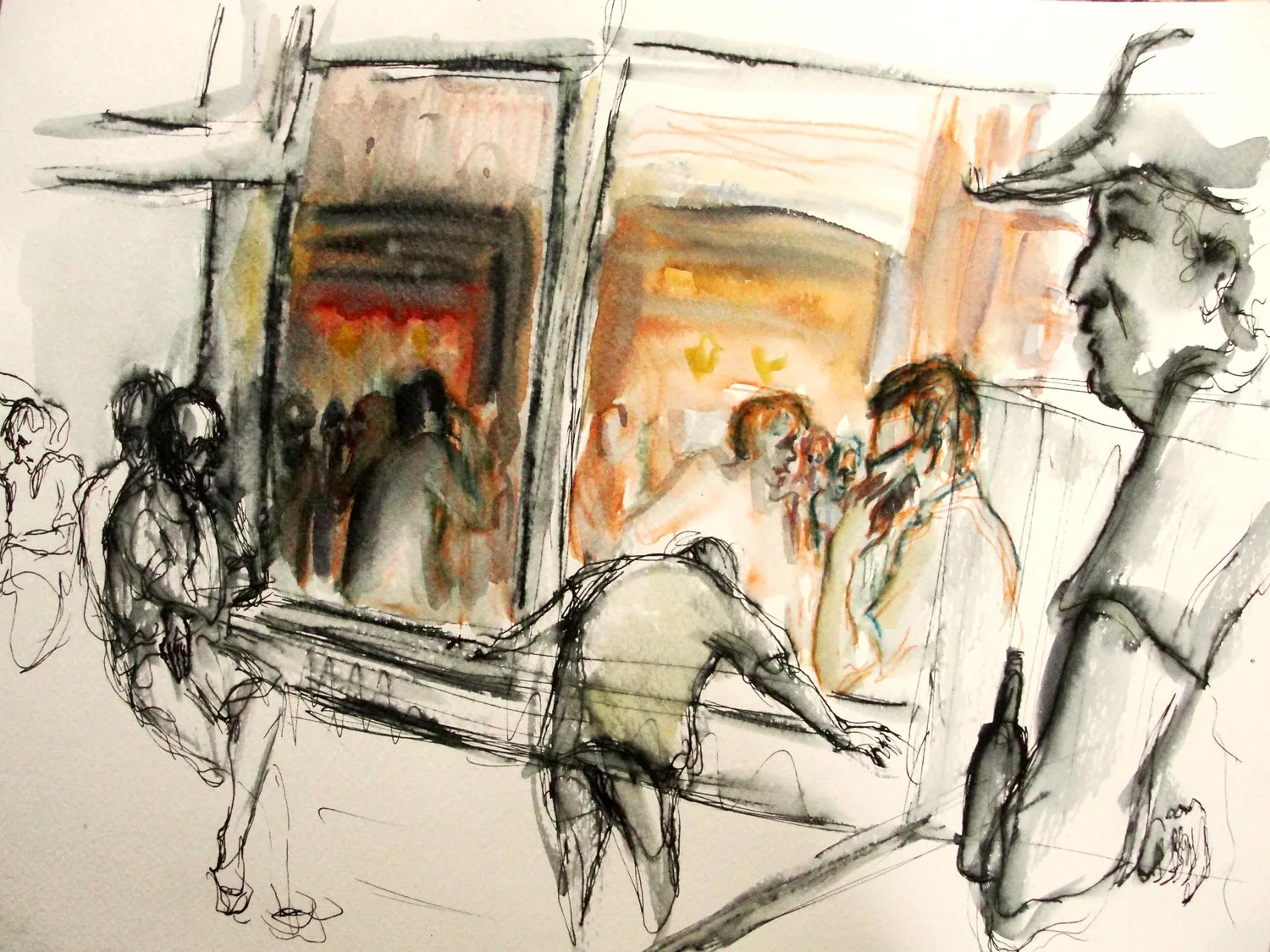 A drawing by Vanessa Rosa.