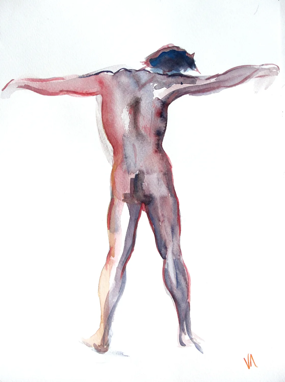 A drawing by Vanessa Rosa.