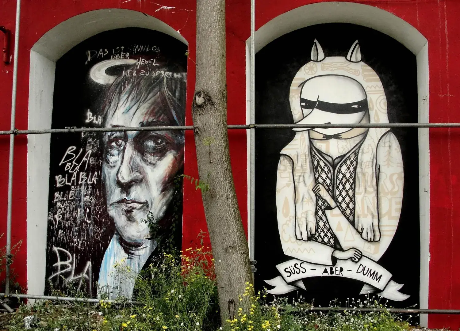 “Das ist sinnlos, über Hegel hier zu sprechen.” Urban Spree, Berlin, 2013