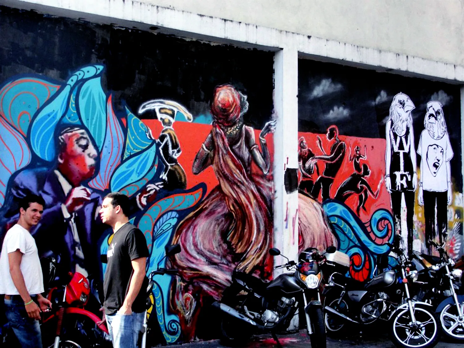 Collective mural, Rio de Janeiro, 2012