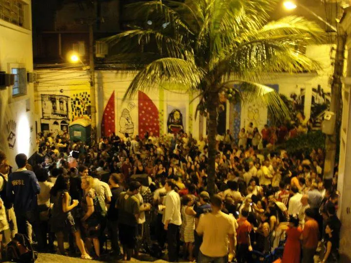 Opening night of a Rede Nami project I coordinated, 2011