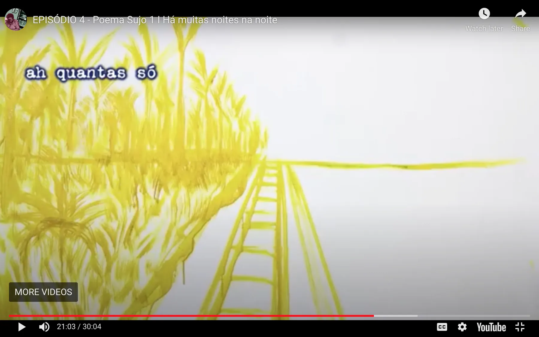 Episode 4, Poema Sujo 1, 21:03. The ladder, before the sugar cane.