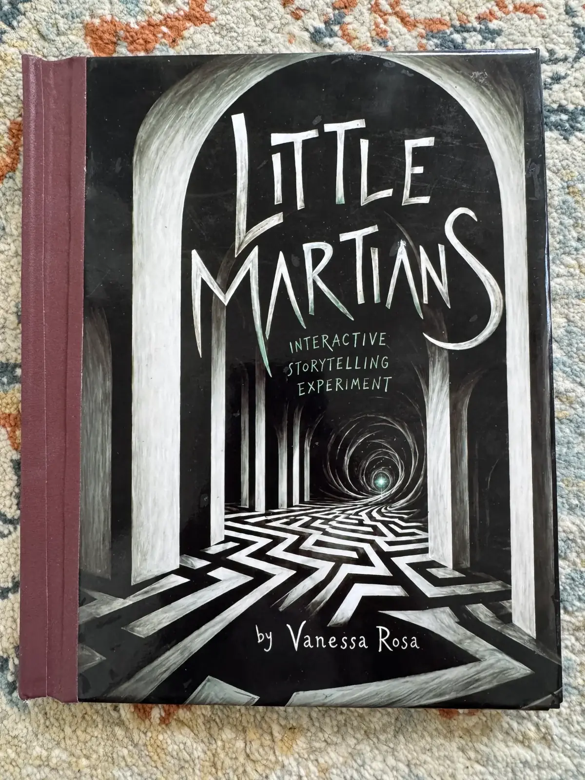 The printed book: Little Martians, Interactive Storytelling Experiment.