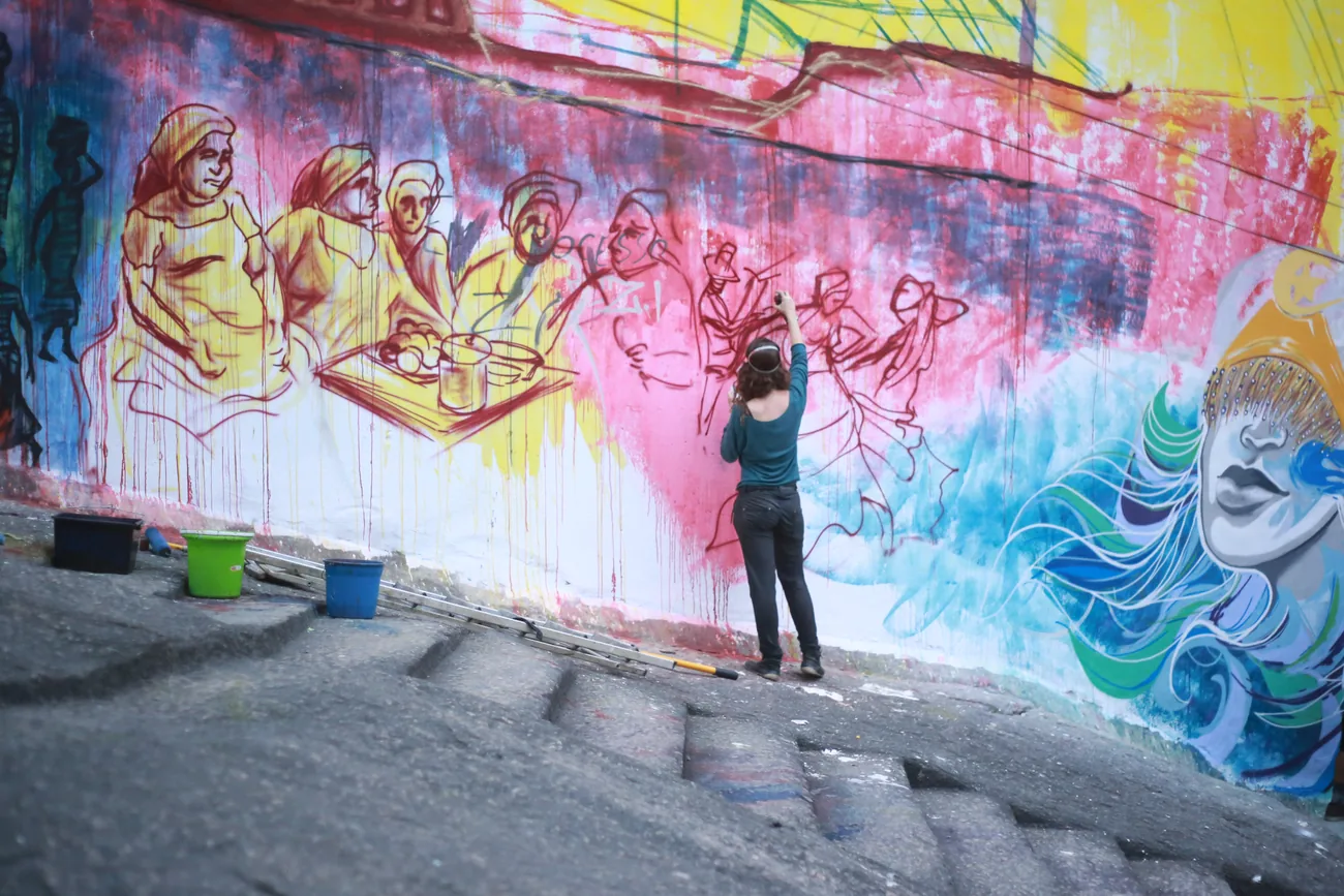 Painting the wall
